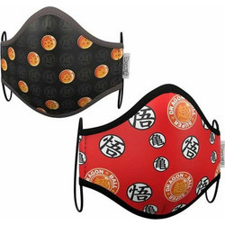 My Other Me Face Mask Dragon Ball Red & Black 2τμχ