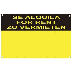 Ταμπέλα Normaluz Se vende/for sale/zu verkaufen PVC (45 x 45 x 70 cm)