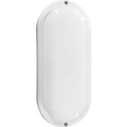 Απλίκες τοίχου EDM 32448 Λευκό Πλαστική ύλη F 18 W 120 W 1820 Lm Αισθητήρας Kίνησης Αισθητήρας Φωτός Οβάλ (4000 K)