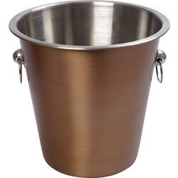 Παγοθήκη Ανοξείδωτη Χάλκινο Ματ 14x14x14Εκ
