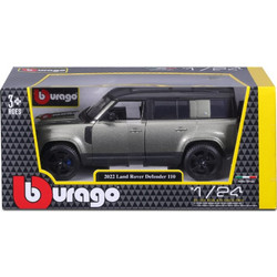 Bburago Land Rover Defender 110 Silver