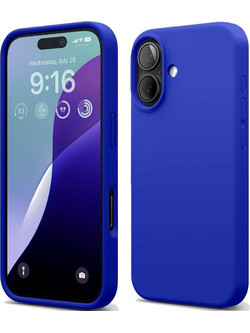 Θήκη Apple iPhone 16 - Elago Silicone Case Premium Σιλικόνης - Cobalt Blue (ES16SC61-CBL)
