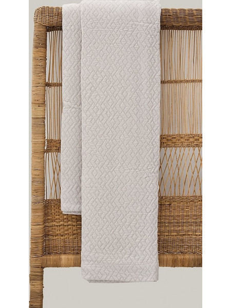 3D Ζακάρ Κουβερλί Κουβέρτα Γεωμετρικό Pattern Augerinos Super Υπέρδιπλη (260x280cm) Γκρι - Μπεζ