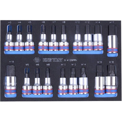 King Tony ΔΙΣΚΟΣ ΚΑΡΥΔΑΚΙΑ 1/2 ALLEN-TORX 19 ΤΕΜΑΧΙΑ 4129PRV