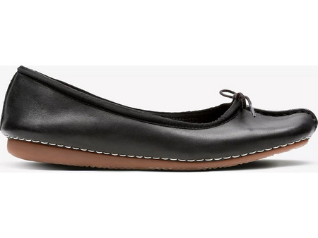 Clarks Freckle Ice Ballerinas Leather Black
