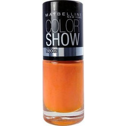 Maybelline Color Show Neons 187 Sweet Clementine Gloss Βερνίκι Νυχιών Μακράς Διαρκείας 7ml