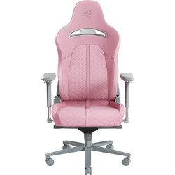 Razer Enki Quartz Pink Καρέκλα Gaming Δερματίνης με Ρυθμιζόμενα Μπράτσα