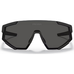 Prada Linea Rossa PS 04WS DG006F Αθλητικά Γυαλιά Ηλίου Μάσκα Κοκάλινα Μαύρα με Μαύρο Polarized Φακό