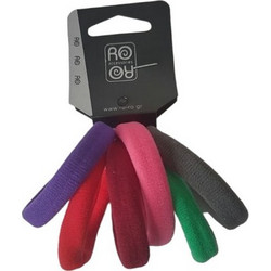 Ro Accessories Λάστιχο Mαλλιών Σετ 6 τμχ 04-0072