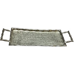 Δίσκος Μεταλλικός Ασημί 59x22x4εκ. ESTHETI 819-00460 - ESTHETI - 819-00460