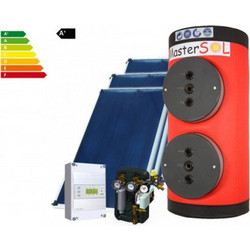 Mastersol BLV1 60τ.μ. 5000lt Σύστημα Bεβιασμένης Kυκλοφορίας Διπλής Ενέργειας