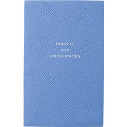 Σημειωματάριο Smythson Travels and Experiences Leather Notebook Nile Blue