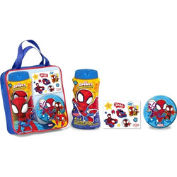 Spidermann Παιδικό Σετ Μπάνιου Bath Bag Tattoos: Αφρόλουτρο & Σαμπούν 2-σε-1 200ml + Σφουγγάρι + Τατουάζ
