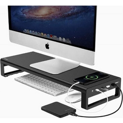 ΕΠΙΤΡΑΠΕΖΙΑ ΒΑΣΗ ΥΠΟΛΟΓΙΣΤΗ 4 ΘΥΡΕΣ USB-A & 1 ΘΥΡΑ TYPE-C (61x 26 x 11 cm)