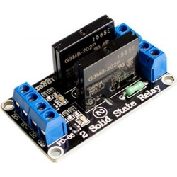 5V DC 2-Channel Solid-State Relay Board for Arduino