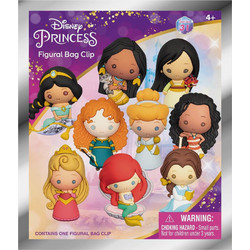 Monogram Disney: Ultimate Princess Φιγούρες Bag Clip Μπρελόκ 104429 MULTICOLOR
