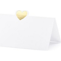 Amscan Placecard Χρυση Καρδούλα (10 τεμάχια)