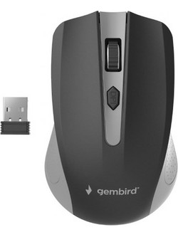Gembird MUSW-4B-04 Ασύρματο Ποντίκι Black Silver