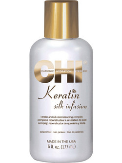 Chi Keratin Silk Infusion Silk Μαλλιών Κερατίνης για Επανόρθωση 177ml