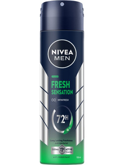 Nivea Fresh Sensation Ανδρικό Αποσμητικό Spray 72h 150ml