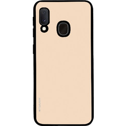Sonique ColorBloc Series Back Cover Beige (Samsung Galaxy A20e)