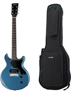 Harley Benton DC-Junior Pelham Blue w/Bag