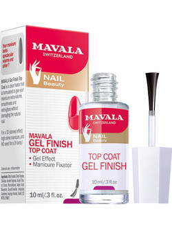 Mavala Gel Finish Top Coat Gloss Βερνίκι Νυχιών Quick Dry 10ml