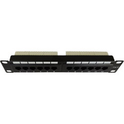 DST UTP/ FTP 12port Patch Panel 1U Cat6 (suitable for racks 10")