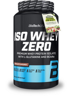 Biotech USA ISO Whey Zero White Chocolate Πρωτεΐνη Ορού Γάλακτος Γράμμωσης Χωρίς Λακτόζη & Γλουτένη 908gr