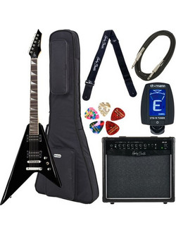 Harley Benton R-10 BK Rock Series Bundle 2