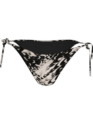 Calvin Klein Bikini Slip Animal Print Μαύρο Λευκό KW0KW02704-0GS