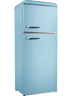 Robin RB-280 Retro Δίπορτο Ψυγείο 280lt Full No Frost Υ157xΠ60xΒ70cm Μπλε