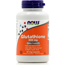 Now Foods Glutathione 500mg 60 Κάψουλες
