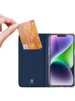 Dux Ducis Skin Pro Wallet Blue (iPhone 15 Plus)