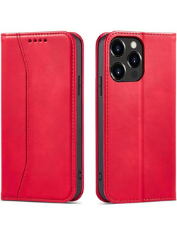 Hurtel Magnet Fancy Case Θήκη Wallet Red (iPhone 14 Plus)