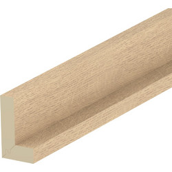 Επάνω Προφίλ (L) Gola Ξύλινο MDF Δρυς σε Βέργα Μήκους 1.40m Άβαφο