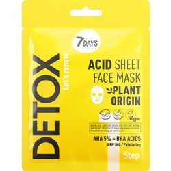 7Days Acid AHA 5% BHA Sheet Μάσκα Προσώπου 1τμχ