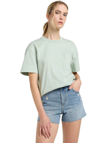 ΓΥΝΑΙΚΕΙΟ T-SHIRT LEE POCKET TEE - ΜΕΝΤΑ