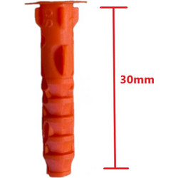 Βύσμα απλό (ούπα) BN NYLON 6*30 SPAP