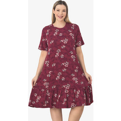 Φόρεμα Homewear Κοντό Μανίκι Q5242 - ΠΟΛΥΧΡΩΜΟ