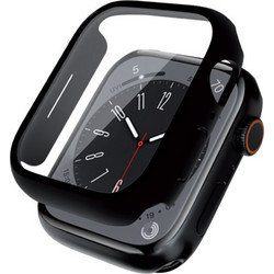 Crong Hybrid Watch Case - Case With Glass For Apple Watch 44mm (Black) - (CRG-44HS-BLK)