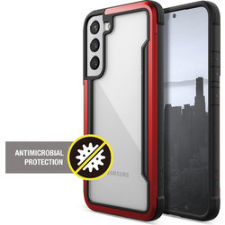 X-Doria Raptic Shield Pro - Case For Samsung Galaxy S22+ 5G (Antimicrobial Protection) (Red) - (462839)
