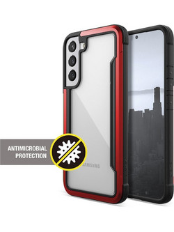 X-Doria Raptic Shield Pro - Case For Samsung Galaxy S22+ 5G (Antimicrobial Protection) (Red) - (462839)