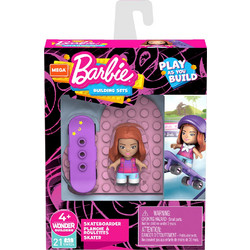 MEGA BLOKS BARBIE ΦΙΓΟΥΡΑ ΜΕ ΑΞΕΣΟΥΑΡ 25 τεμ. - ΑΘΛΗΤΡΙΑ SKATEBOARD (GWR24)