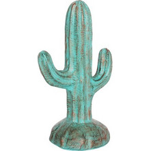 Homemarkt ΔΙΑΚΟΣΜΗΤΙΚΟΣ ΚΑΚΤΟΣ ΔΑΠΕΔΟΥ CACTUS HM4386.03S ΓΥΨΟΣ ΣΕ ΤΙΡΚΟΥΑΖ 42x30x74Υεκ
