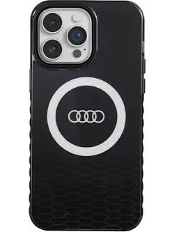 Audi IML Big Logo MagSafe case for iPhone 14 Pro Max - black - (AUDI000074-0)