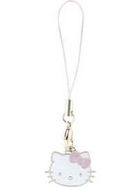 Hello Kitty Phone Strap Charm Kitty Head - Phone Pendant (pink) - (HKCPMKHP)