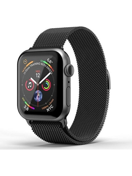 Superdry Watchband Λουράκι Μεταλλικό Chainmail Black (Apple Watch 38 / 40 / 41mm)