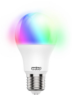 EL902001 | EL902001 | SMART Wi-Fi+BLE RGBW+CCT A60 LED 9W(60W)|E27|3000-6500k|806lm|enjoysimplicity(TM)