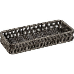 Δισκος Synth. Rattan Γκρι 23Χ8Χ4Εκ 6τμχ